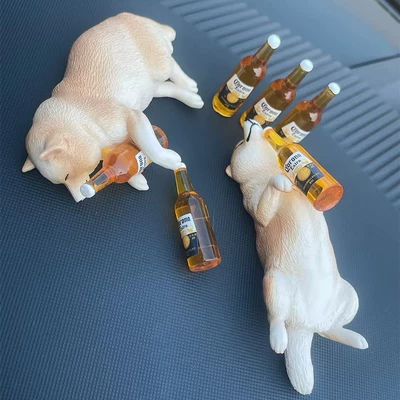 Dashboard, Popular Decoration, Car ornaments - shiba-inu-beer-for-back-sleepers-shiba-inu-beer-for-side-sleepers