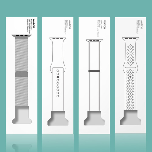 Source manufacturer neutral apple watch apple watch strap box PVC blister inner support watch strap packaging box