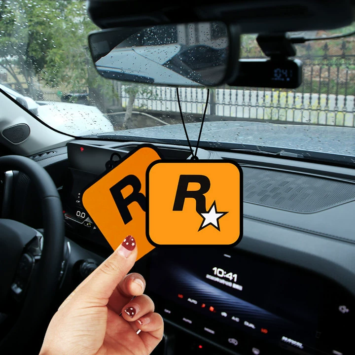 Автомобильная ароматическая пленка R Star Автомобильная ароматерапия Стойкий легкий аромат Удаление запаха автомобиля Автомобильные духи Кулон Ювелирные украшения