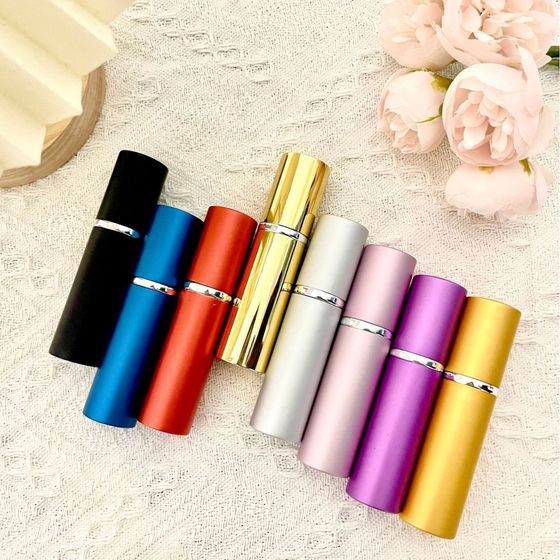 5ml Flat Head Cylinder Spray Perfume Bottled Cosmetic Empty Bottle Portable Flushable Perfume Bottle