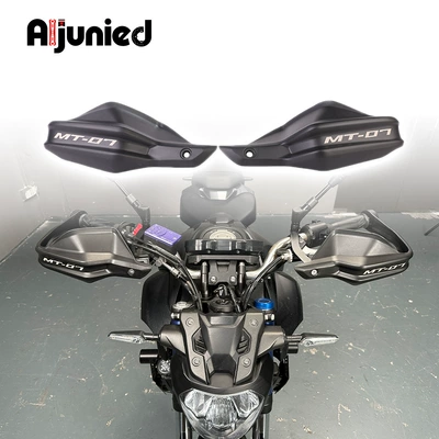 Suitable for Yamaha MT-07 FZ-07 Modified Motorcycle Handguard Handle Windshield Anti-drop Handguard Accessories (Motorcycle front windshield) - m7-hand-guard-black