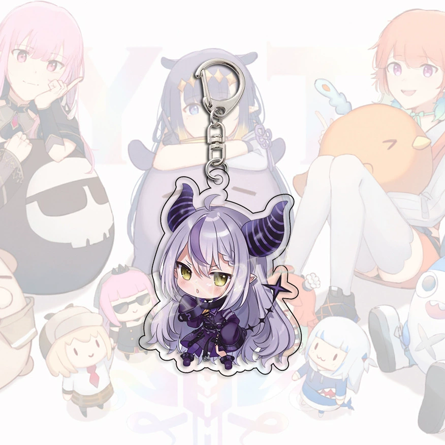 Анимационный акриловый брелок-подвеска Hololive Rabbit Field Peclara Plush Garou Gula маленький декоративный элемент