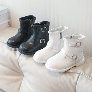 Girls Princess Short Boots 2025 Autumn New Korean Style Easiest for Match Children's Martin Boots Small and Medium-Sized Children's Side Zipper Boots