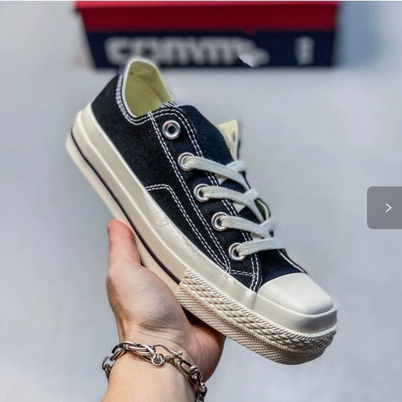 Original Converse Square-Toe Sneakers, Retro Fashion Casual Couple Shoes, Thick-Soled, Non-Slip, Wear-Resistant, Trendy Men's and Women's Shoes