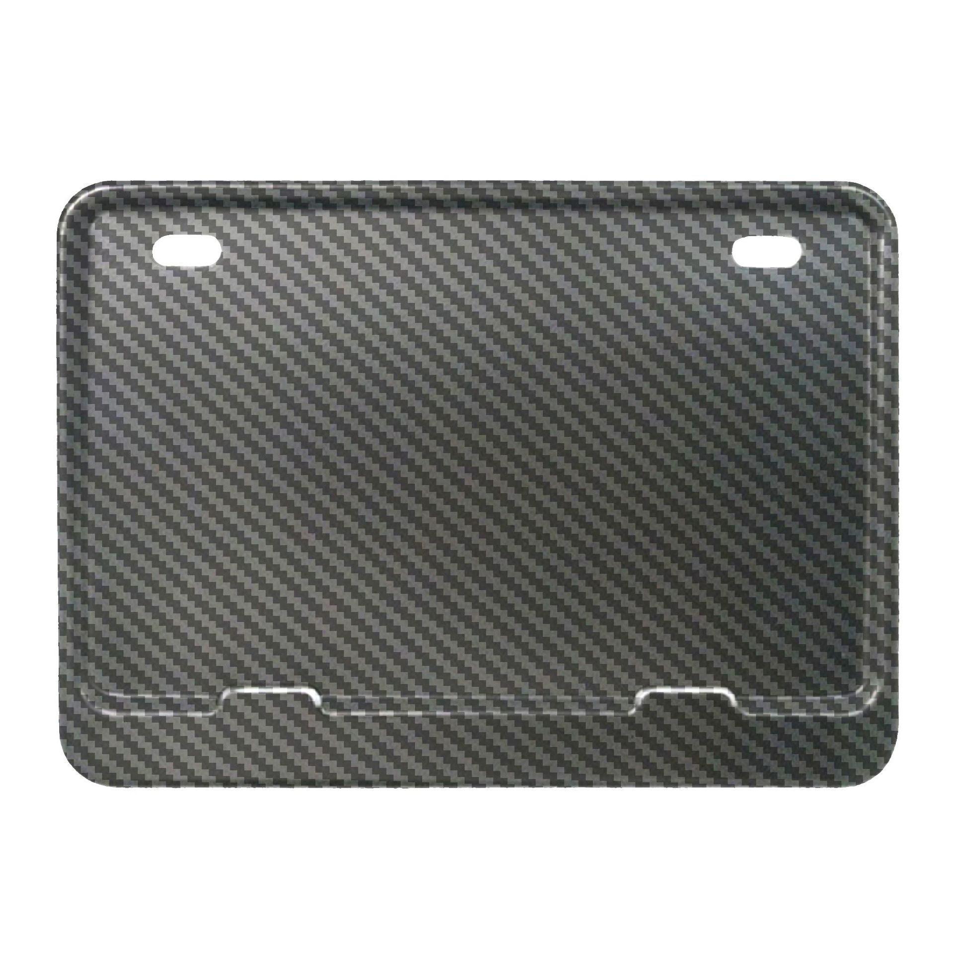 Motorcycle License: Motuoche License plate holder/license plate holder - solid-carbon-pattern