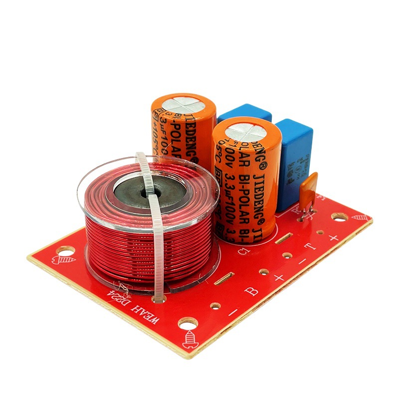 Altavoz de estantería divisor de frecuencia alta y baja de dos vías HiFi alta fidelidad audio actualización Dispositivo de pantalla cruzada