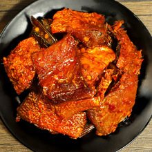 湘岳香辣鱼排下酒菜过年湖南特产爆辣味鱼块零食即食手撕酱板鱼片