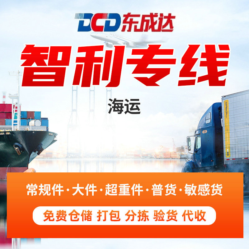 智利专线国际货运 海运双清包税专线到门