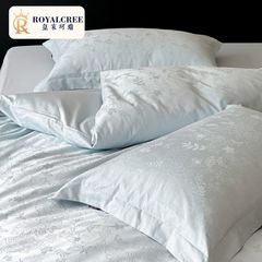 裸睡眠級シルク滑り100s功サテン綿ジャカード4点セット長パイル綿綿布団カバー軽贅沢ベッド用品四季モデル