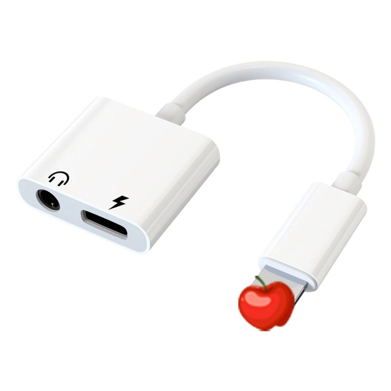 Adaptador de teléfono móvil typec cable adaptador de audio para auriculares convertidor de disco USB dos en uno para Apple Huawei