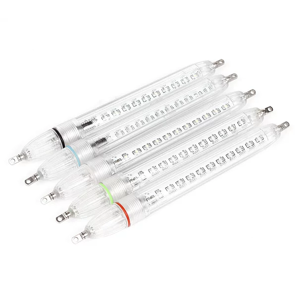 Free shipping new LED meteor light two-head stainless steel broken boat fishing sea fishing Night Fishing light fishing light 14cm
