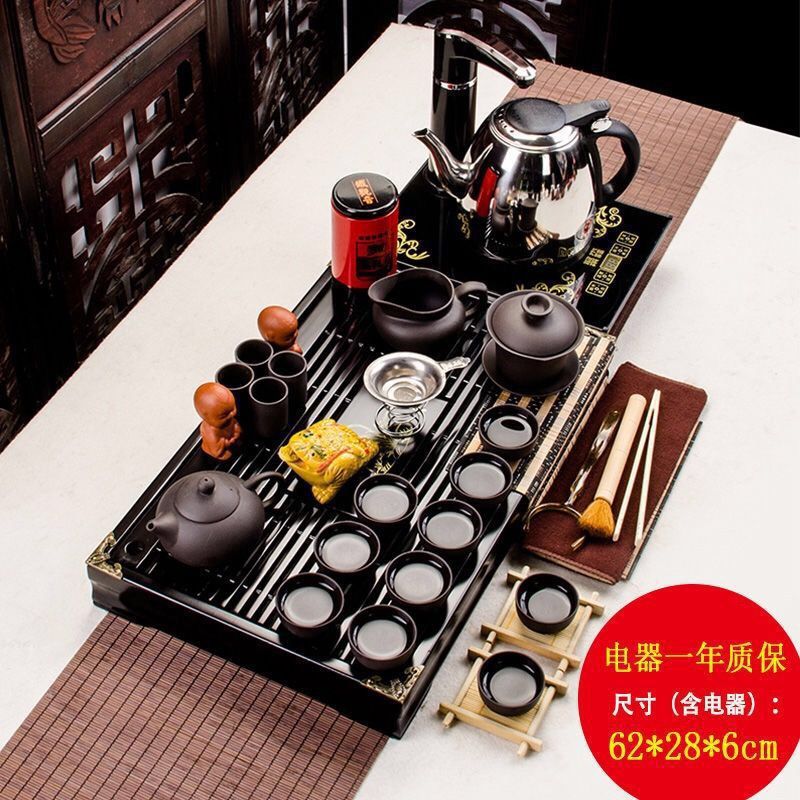 특별 제안: 배럴이 없는 올 블랙 퍼플 샌드 투인원 세트 반자동