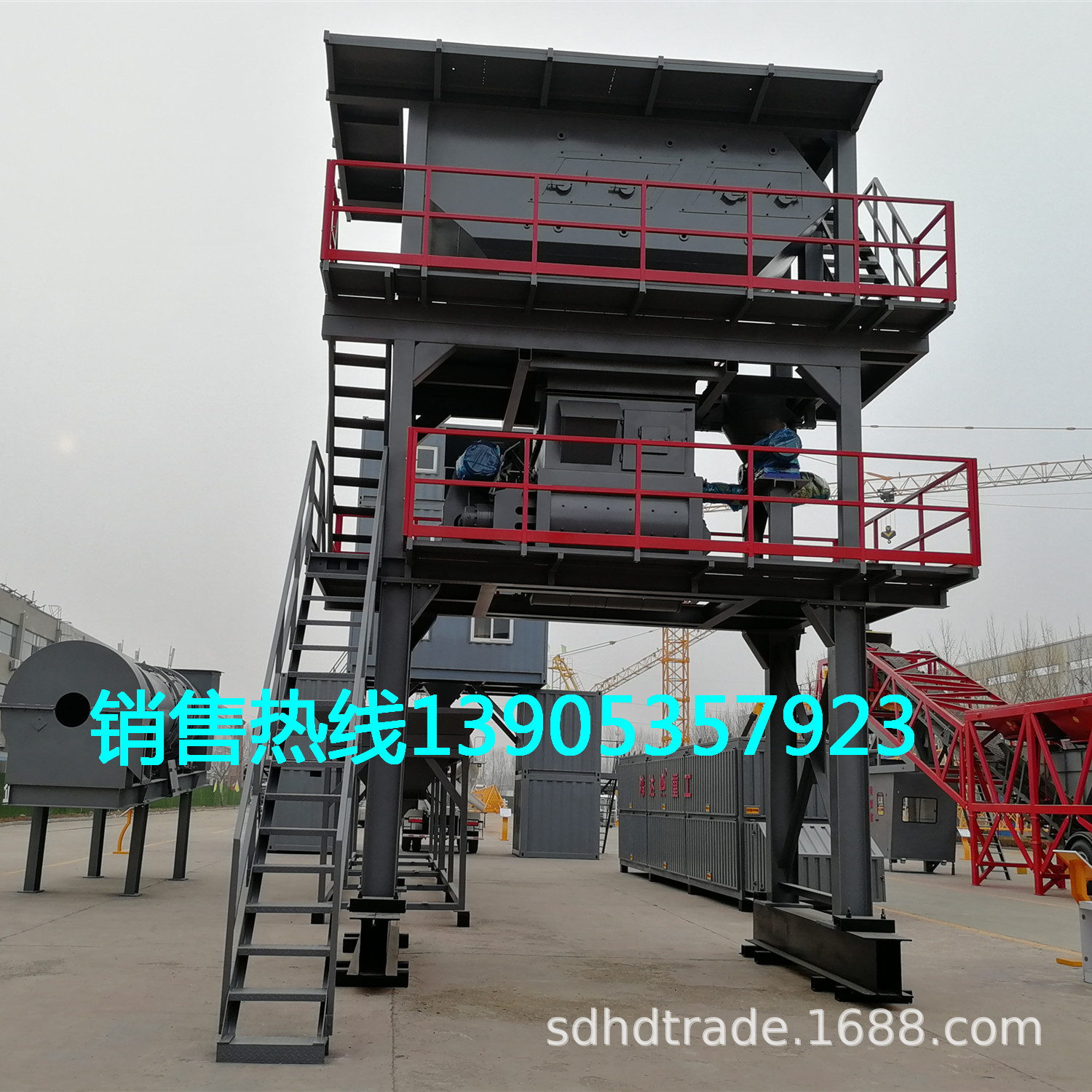 出口160吨沥青混凝土搅拌站 LB2000移动式沥青站 沥青摊铺搅拌站