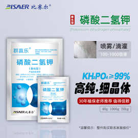 厂家直销99%磷酸二氢钾叶面喷施水溶肥 膨化粉剂速溶通用肥料1kg