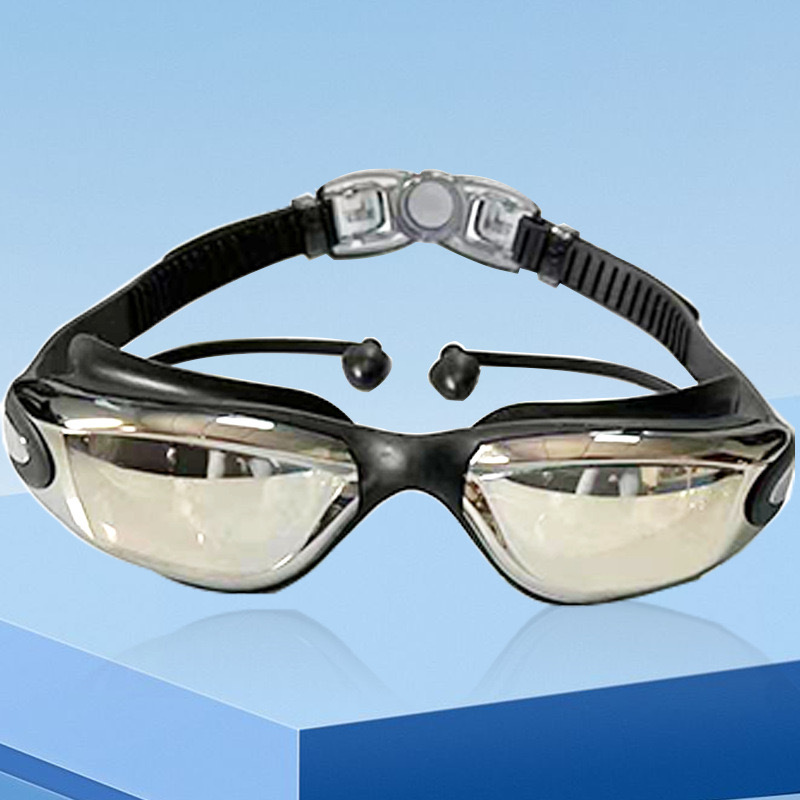 Juego de Gafas de Natación Galvánicas para Adultos de PC Antivaho e Impermeable para Natación