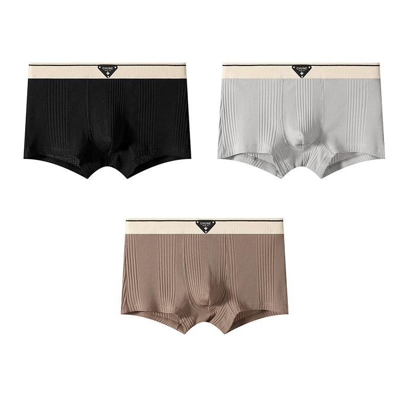 Three pack (black + light gray + khaki)