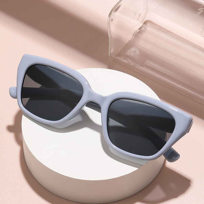 Gafas de Sol Cuadradas Ojo de Gato de PC Protección UV380 para Pesca y Conducción