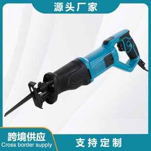 Cross-Border Lithium Battery Reciprocating Saw Rechargeable Small Electric Saw Saber Saw Household Small High-Power Outdoor Handheld Logging Saw