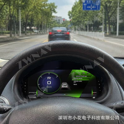 with multiple UI options for displaying – automobile instrument