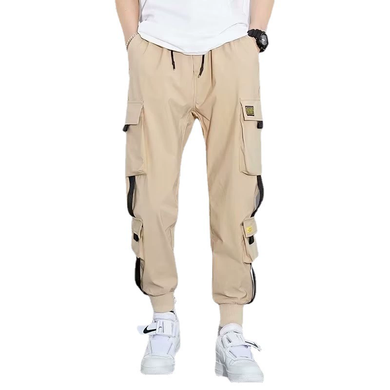 Трендовые летние брюки casual, корейский стиль, оверсайз, американский стиль