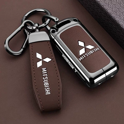 Yige Pajero V93 Jinchang L200, Static Rod/Key Bag - smart-2-button-brown-leather-rope-buckle-hanging-buckle