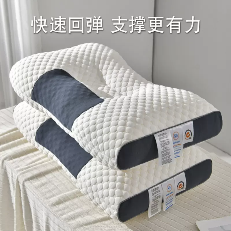 SPA枕头不塌陷护颈椎枕头芯宿舍家用一只单双人记忆枕芯一对透气