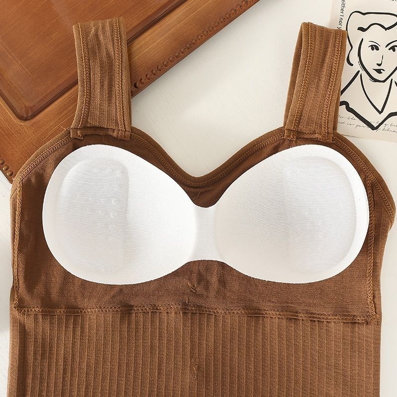 Chaleco de honda sin mangas de belleza sin mangas femenino diseño de todo fósforo de un solo pecho femenino sin espalda sexy sin tirantes sin espalda