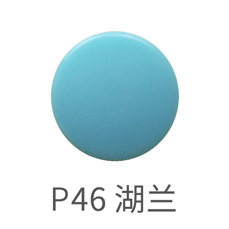 60 colores en stock T5 botón a presión de plástico pequeño lote de resina botón a presión ropa de bebé protección del medio ambiente POM botón a presión de plástico