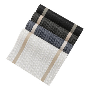 Placemat Japanese Style Insulated Table Mat Gold Silk Pattern Hotel Restaurant Amazon Cross-Border Western Placemat