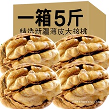 新货干果零食薄皮核桃孕妇坚果核桃斤装新疆纸皮批发100g阿克苏5