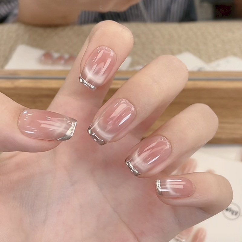 Yiyi Dance 10 piezas de uñas hechas a mano, terapia de luz, uñas, dopamina, uñas, uñas, parches al por mayor