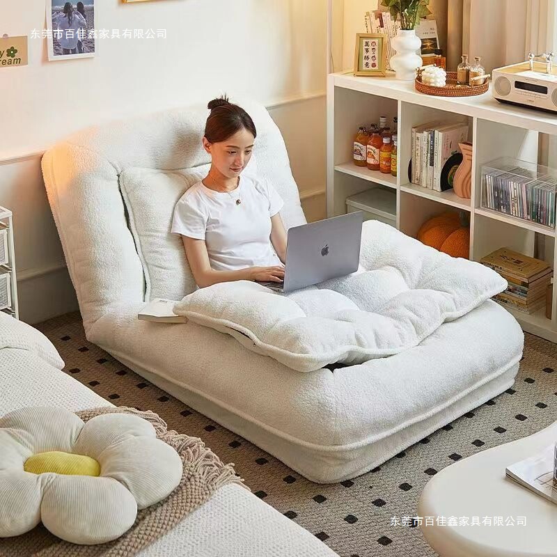 Lazy Sofa That Can Be Used for Sleeping and Lounging, Foldable Dual-Purpose Sofa Bed, Suitable for Bedroom, Room, Nap, Recliner, Tatami Lazy Sofa That Can Be Used for Sleeping and Lounging, Foldable Dual-Purpose Sofa Bed, Suitable for Bedroom, Room, Nap, Recliner, Tatami
