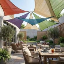 定制遮阳帆 THX  泰合祥绳网品牌授权  颜色多 规格多户外