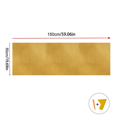 Car interior film | Self-adhesive Cloth Universal AB Column - suede-gold-color