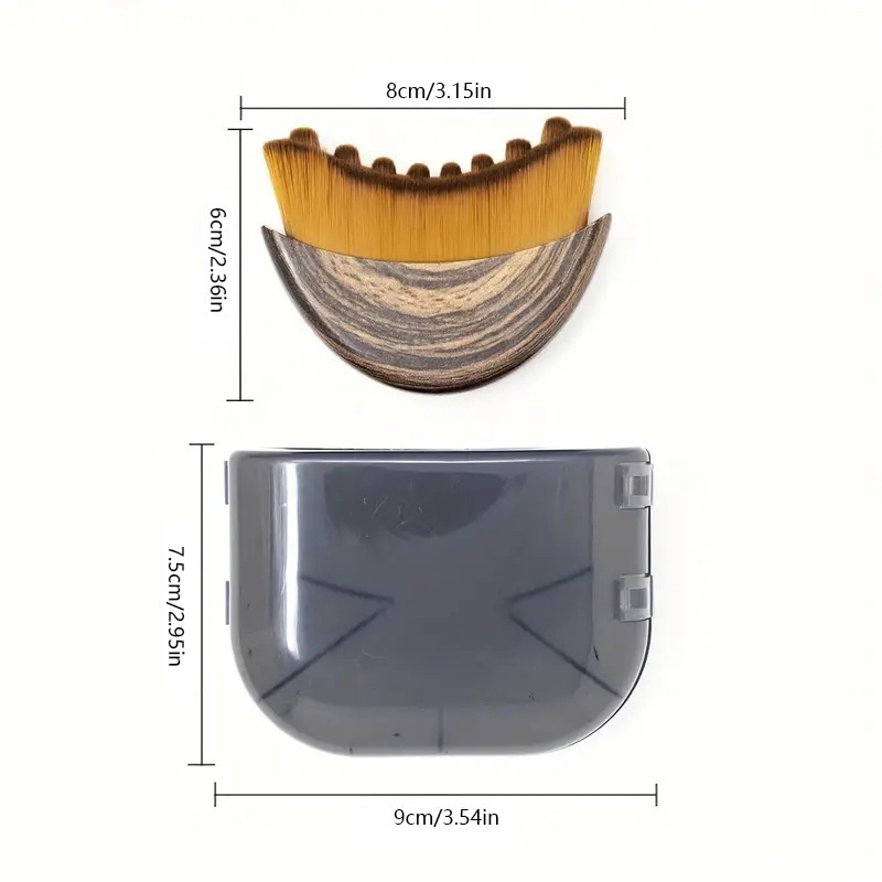 Cepillo de maquillaje transfronterizo, plataforma en el extranjero, cepillo facial, cepillo linfático, cepillo de limpieza, cepillo de enfermería grande