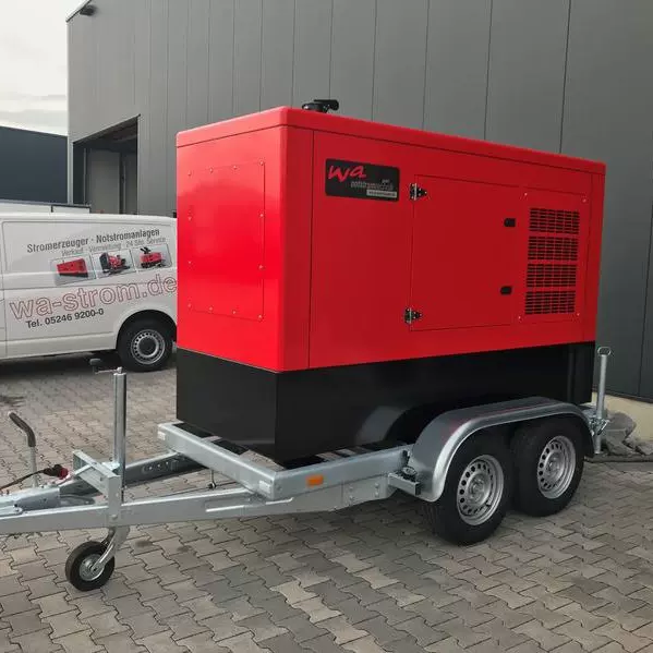 静音型活动拖车焊接发电机10kva30kva50kva80kva100kva