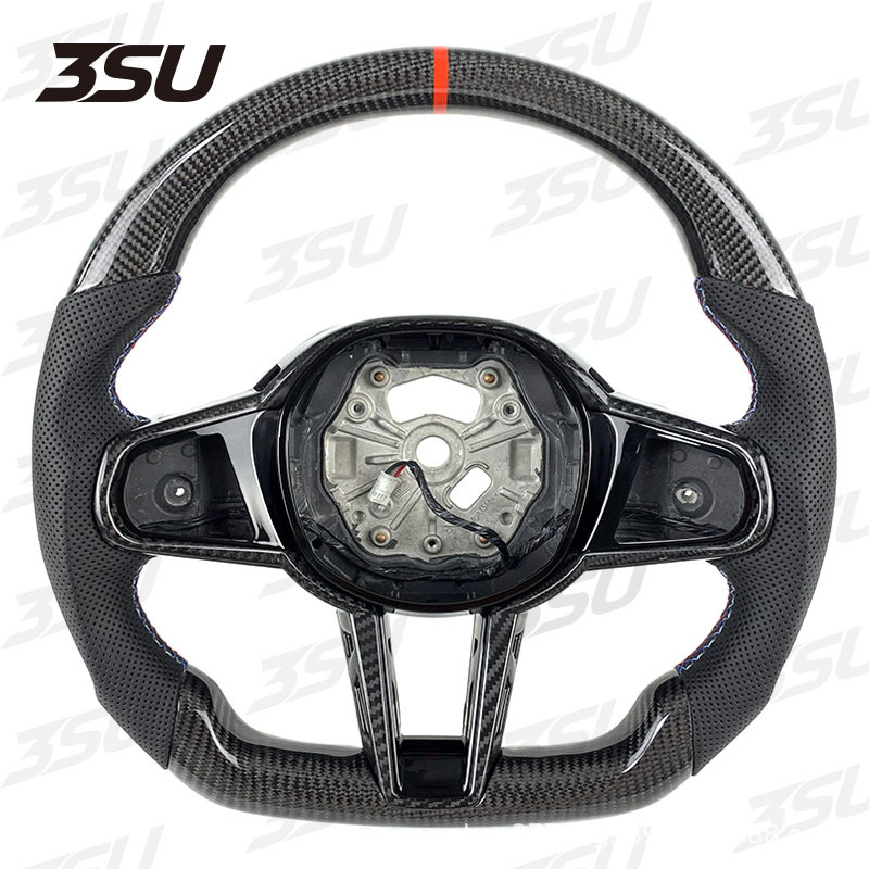 Suitable for Bmw's New Cs g Series M3 M4 M5 m Sports Modified Leather Carbon Fiber Steering Wheel