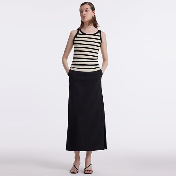 Gloria Outer Wear Striped Camisole Women's Summer 2024 New Slim Fit Inner Top 1C4C5B330 Gloria Outer Wear Striped Camisole Women's Summer 2024 New Slim Fit Inner Top 1C4C5B330