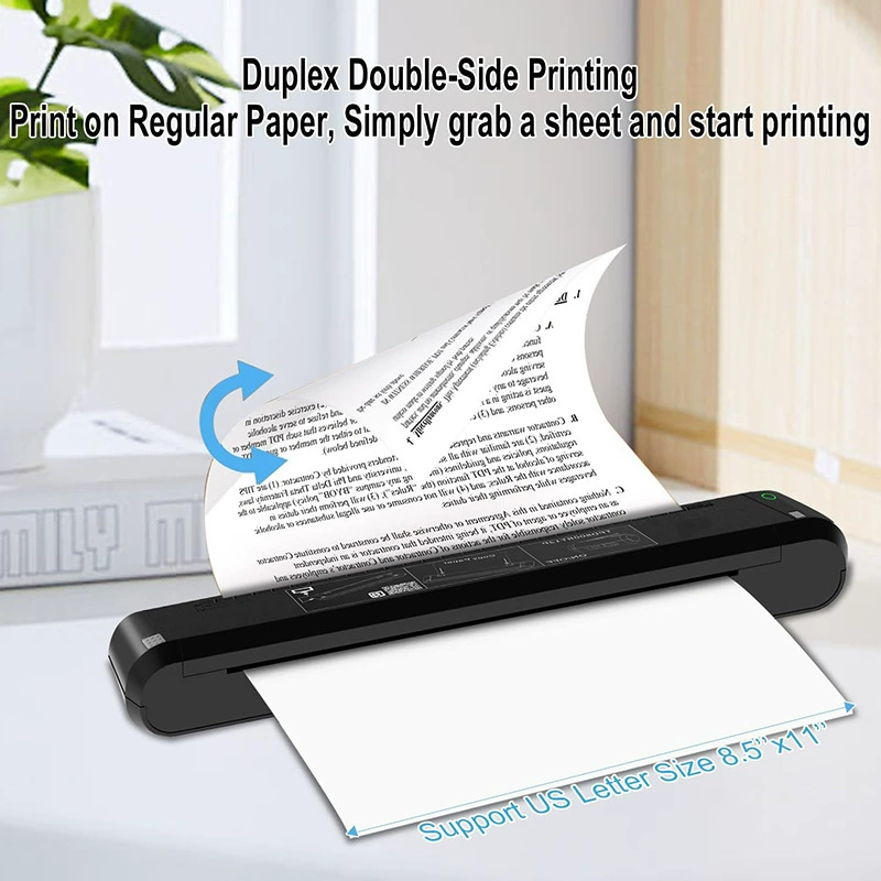 Cross -border A4 thermal transfer printer A5A4 carbon band Bluetooth printing ordinary paper office small portable heat sensitivity printing