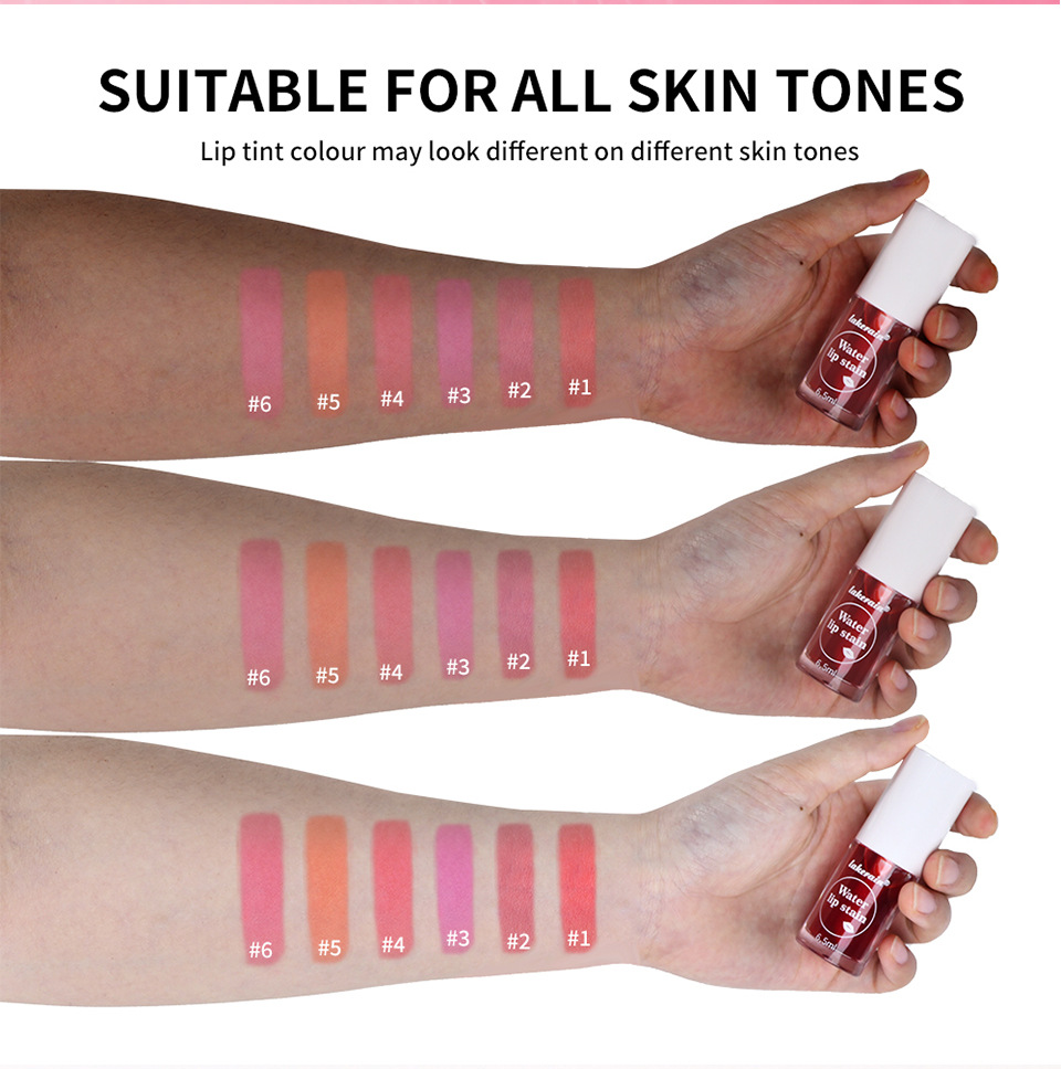 Lakerain Lip Dye, Lipstick and Moisturizer, dual-purpose blush, lip gloss and lipstick toner undefined