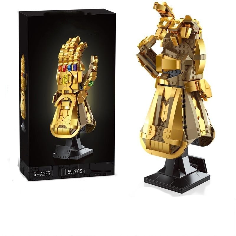 66019アベンジャーズ漫威滅覇無限手袋無限手袋2544小粒積み木玩具90012|undefined