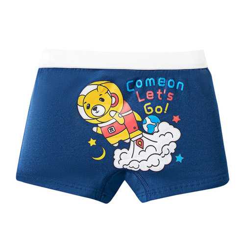 Summer thin children's boys' class A pure cotton underwear shorts teenagers and older children's cotton boxer briefs wholesale