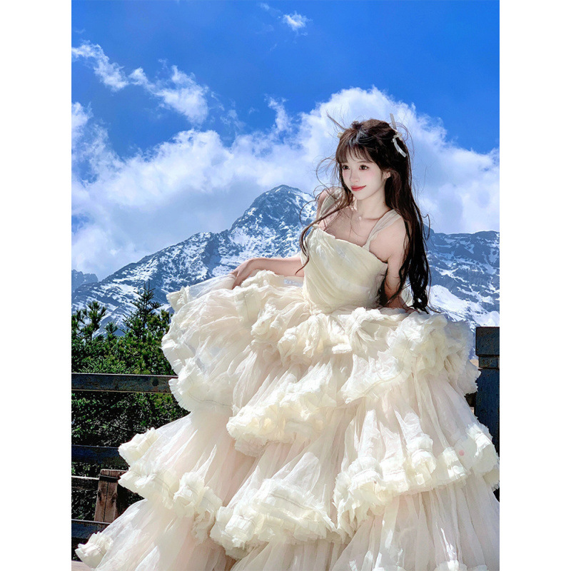 Evening Dress Skirt for Women 2025 New Classy Accessible Luxury Niche Light Wedding Dress Cake Skirt Princess Tutu Skirt Birthday Party Evening Dress Skirt for Women 2025 New Classy Accessible Luxury Niche Light Wedding Dress Cake Skirt Princess Tutu Skirt Birthday Party