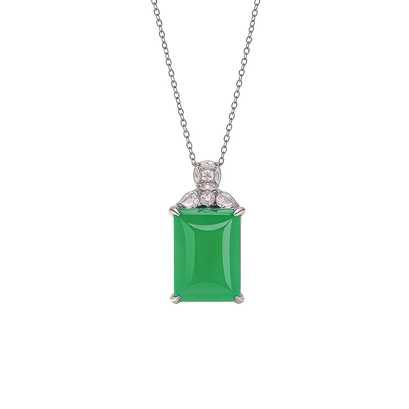 Mặt dây chuyền bạc 925 hình khắc chữ tối giản — Mặt dây chuyền đơn (không bao gồm chuỗi)