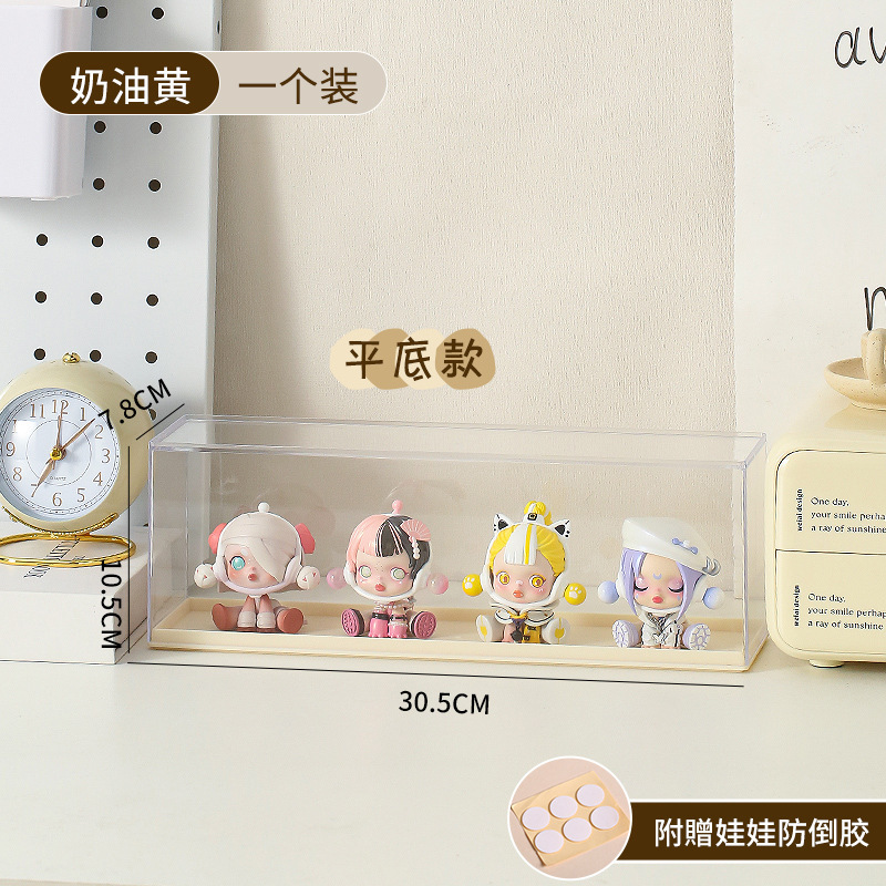 ブラインドボックス収納ボックス透明アクリル大サイズ手作り収納キャビネット防塵置物バブルマット展示ボックス模型|undefined