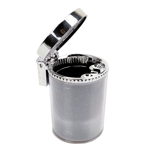 Car ashtray hanging personality creative Internet celebrity car ashtray with lid LED light car ashtray