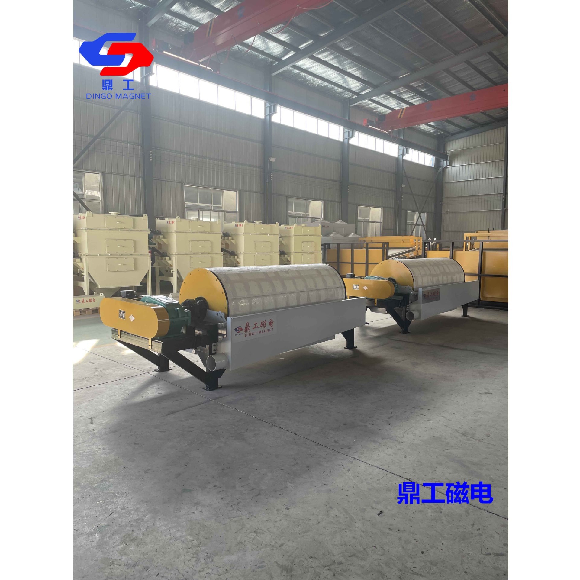 厂家供应永磁筒式湿式磁选机山东鼎工磁选机设备企业现货供应
