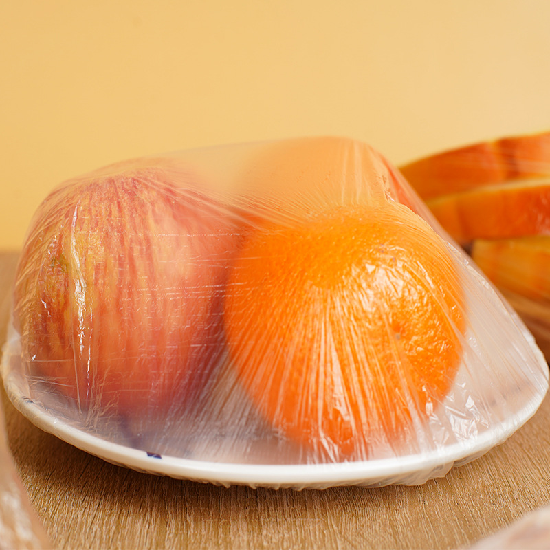 Envoltura de plástico desechable refrigerador alimentos engrosados cubierta de mantenimiento fresco bolsa de cubierta de mantenimiento fresco elástico para el hogar de grado alimenticio al por mayor