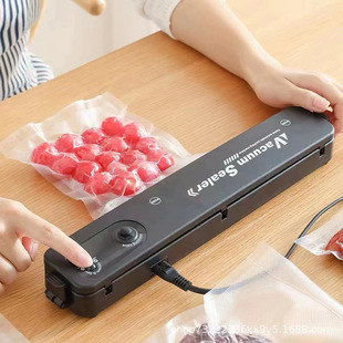 Cross-Border Small Household Vacuum Sealing Machine Fully Automatic Fresh-Keeping Machine Kitchen Food Sealing Packaging Machine Factory