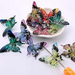 39 * 32mmプリントシミュレーション蝶縦穴散珠diy縦穴シミュレーション蝶散珠ペン車吊り部品